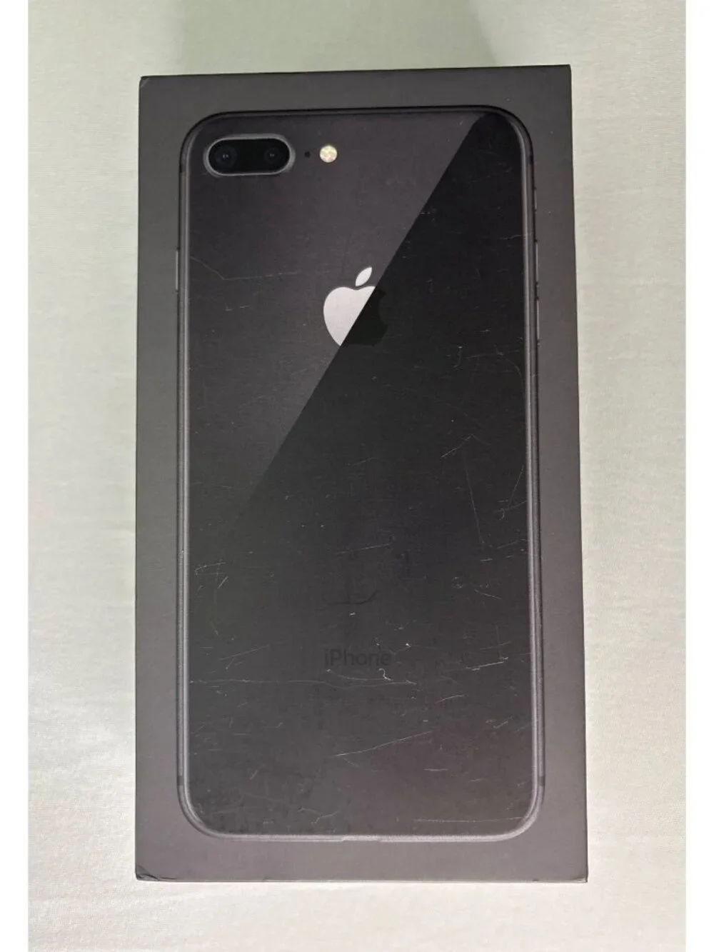 Apple iPhone 8 Plus Space Gray Empty Box With Inserts & Stickers  Empty Box Only